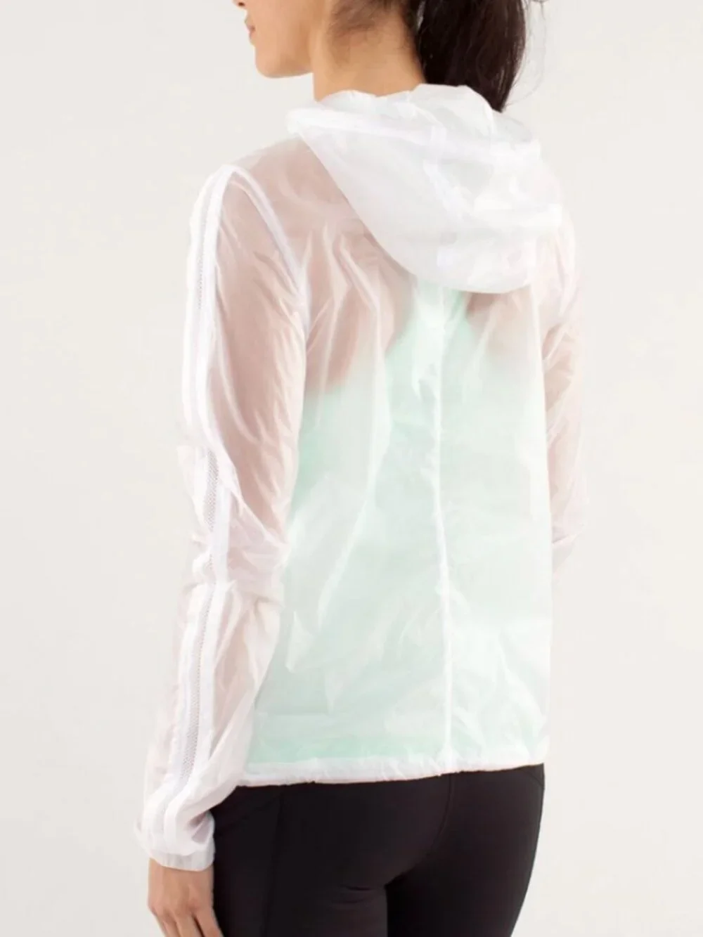 Lululemon Transparent-See Jacket White size 10 - Picture 2 of 7